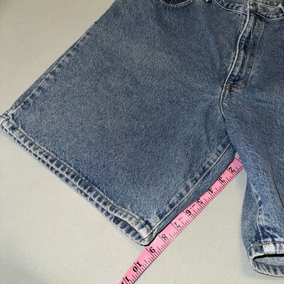 Calvin Klein Jeans Shorts 38 Men's Blue Denim 100% Cotton 5-Pockets Mid-Rise - Picture 8 of 9